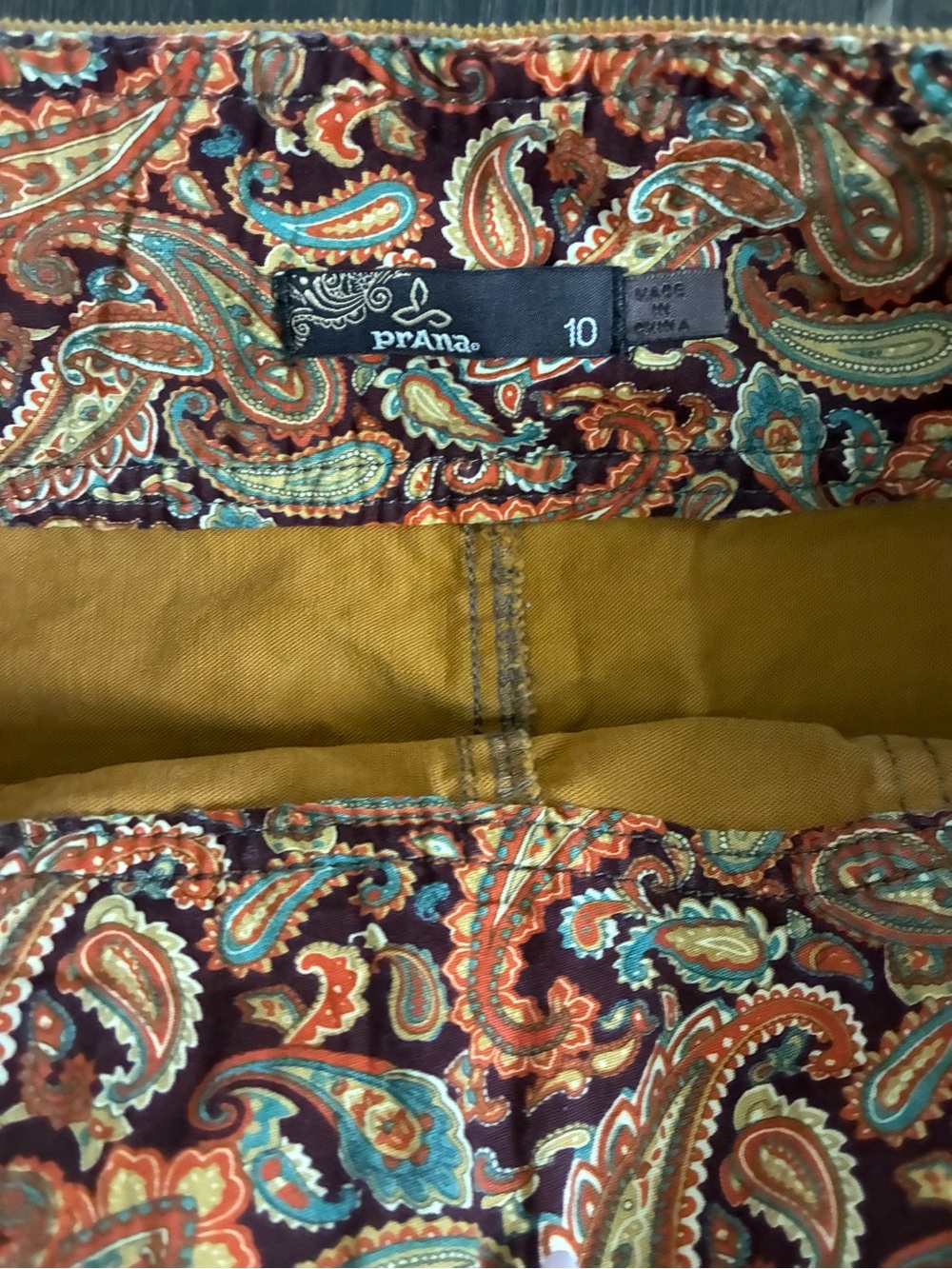 Prana Mustard Yellow Corduroy Mini Skirt - Picture 4 of 7